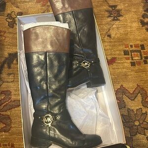 Tall MK two toned boots